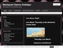 Tablet Screenshot of blackpooldance.co.uk